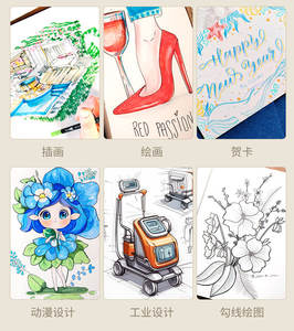 Rotuladores <span class=keywords><strong>de</strong></span> doble cabeza Plumas <span class=keywords><strong>de</strong></span> acuarela <span class=keywords><strong>de</strong></span> plástico Juego <span class=keywords><strong>de</strong></span> delineador lavable sin manchas para estudiantes y niños para <span class=keywords><strong>dibujo</strong></span> artístico - Product Image 3