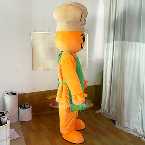 Costume de mascotte de chef énergique XL en peluche durable pour promotions commerciales, fêtes, carnavals, <span class=keywords><strong>Halloween</strong></span>, Noël et événements de relations publiques - Product Image 2