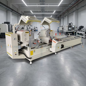 Sierra ingletadora automática de doble cabezal para aluminio, máquina de corte de ventanas de aluminio - Product Image 1