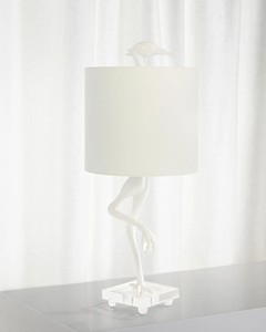 Midcentury Modern Bone Inlay Table Lamp <b>Battery</b>-Powered Room Decor Desk Bedside Wedding Gift Home Decorative Bone Table Lamps - Product Image 2