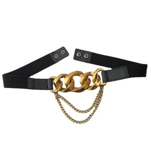 Gold Fancy Chain Belts - Elegant Waist Accessories