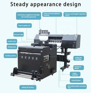 <span class=keywords><strong>Imprimante</strong></span> DTF 24 pouces avec tête <span class=keywords><strong>d</strong></span>'impression I3200 XP600, machine de transfert thermique sur film PET, secoueur de poudre automatique - Product Image 4