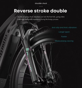 Potente Bicicleta Eléctrica para Adultos con Motor sin Escobillas de 48V 1000W y 7 Velocidades | Guantes para Ciclismo Diario y al Aire Libre - Product Image 4