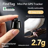 Collier de suivi GPS Bluetooth GPRS anti-perte pour animaux de compagnie (chats, chiens, pigeons) avec batterie ultra-longue durée (365 jours) et batterie remplaçable