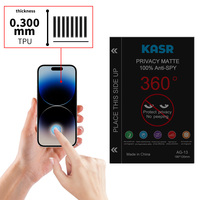 KASR 360 Protection d'écran en film hydrogel mat pour téléphone portable
