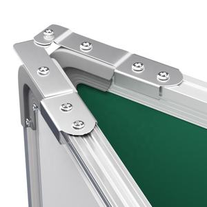 Pizarra Plegable de 3 Paneles, Superficie Verde Clásica con Bandeja de Almacenamiento, Ideal para Enseñanza y Exhibición de Menús - Product Image 3