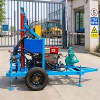 Foreuse hydraulique rotative agricole diesel tractable de 35 CV pour puits d'eau avec garantie produit d'un an
