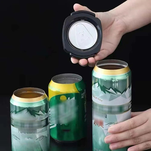 Abridor de Latas y Sacacorchos Portátil 2 en 1 Multifuncional de Acero Inoxidable, Fácil de Usar, con Abrebotellas de Cerveza y Bebidas de ABS - Product Image 4