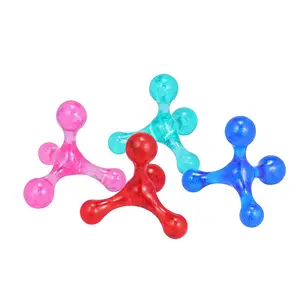 Cuatro Bolas de Masaje de Acupresión <span class=keywords><strong>ABS</strong></span>, Herramienta Portátil de Masaje Manual para Tejido Profundo, Alivio del Dolor Corporal Completo - Product Image 1