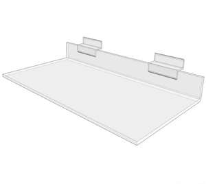 Figuras <span class=keywords><strong>libro</strong></span> <span class=keywords><strong>sombrero</strong></span> bolso de zapatos de Rack de acrílico claro Slatwall estante para tienda de venta al por menor de - Product Image 1