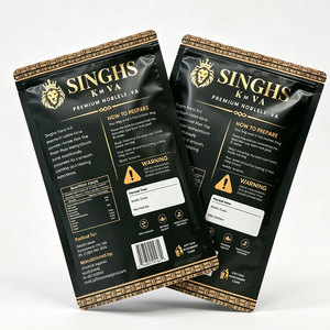 Sachet Doypack en Mylar PE PCR Recyclable, Anti-odeur, avec Fermeture Ziplock, Impression Personnalisée, Qualité Alimentaire pour Animaux de Compagnie, pour Sauce au Poivre et Aliments - Product Image 2