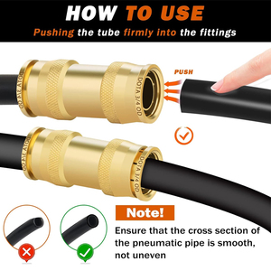 Conector de Latón Forjado Boeray con Certificación DOT para Líneas de Aire de Camiones y Sistemas Industriales, 300 PSI, -65F a +200F - Product Image 4