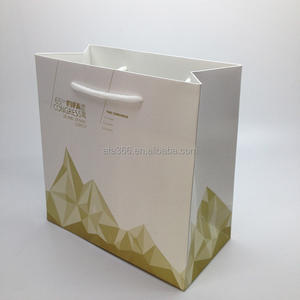 1 disesuaikan hadiah mewah tas kertas Kraft dengan Logo Anda sendiri dicetak kecil kertas belanja Natal tas kemasan untuk bisnis - Product Image 6