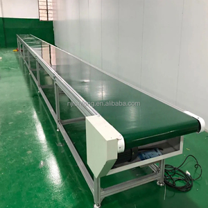 Gıda sınıfı beyaz yeşil 90 derece 180 derece dönüş pvc eğrisi bant konveyör - Product Image 3