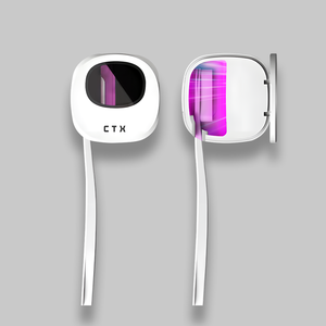 2025 New Portable Mini Travel <b>Toothbrush</b> <b>Sanitizers</b> Box Home Bathroom Wall-mounted <b>Toothbrush</b> Cleaner Holder - Product Image 5