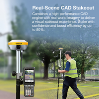 TopTech TK 600 IP67 Visual GNSS RTK Land Rover Base et Rover P8III, laser RTK GNSS portable à double caméra avec trépied