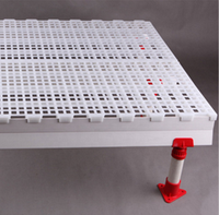 Plancher en plastique pour abri de chèvre, système de plancher à lattes en plastique pour porcs, taille 1200-500 mm