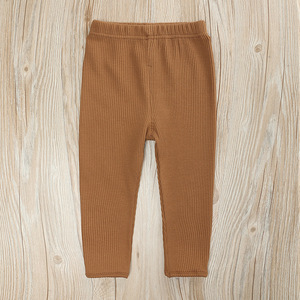 Vêtements pour bébés et tout-petits personnalisés, en coton côtelé uni, vêtements de détente unisexes pour enfants, ensembles de vêtements pour bébés - Product Image 5