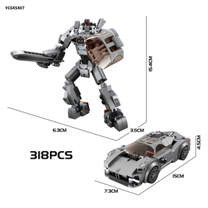 Hot bán DIY xe thể thao biến dạng Robot xây dựng khối Bộ dụng cụ 2-in-<span class=keywords><strong>1</strong></span> gốc giáo dục xây dựng mô hình đồ chơi cho trẻ em trai - Product Image 5
