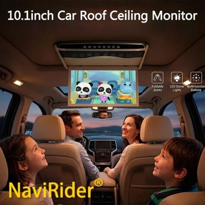 10.1inch Universal Car Roof Ceiling Monitor Multimedia Video Player for SUV Truck Van Entertainment System <b>With</b> <b>HDMI</b> <b>USB</b> Input - Product Image 1