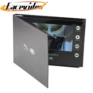 <span class=keywords><strong>Brochure</strong></span> vidéo publicitaire promotionnelle, catalogue numérique, écran LCD <span class=keywords><strong>TFT</strong></span> de 7 pouces, papier fait main, carte de marketing, voiture, entreprise - Product Image 5