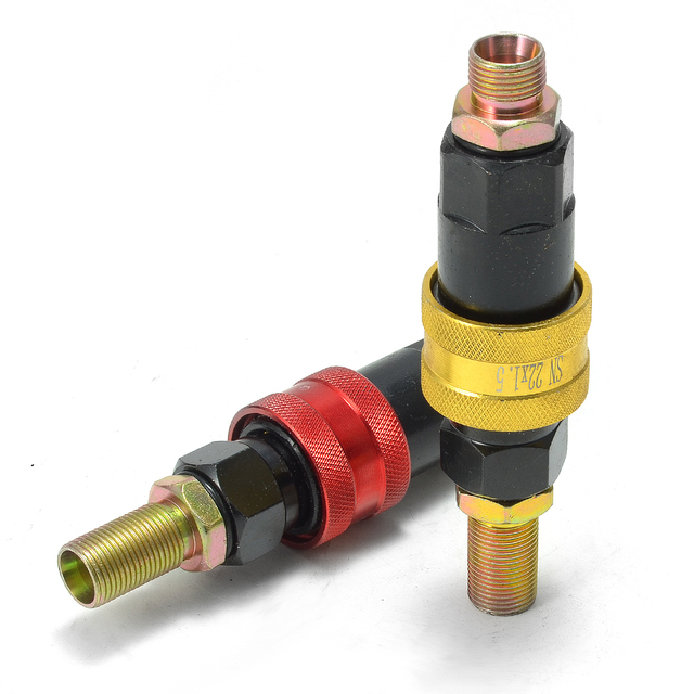 Stainless Steel Tracheal Joint Hose Quick Connector Valve Hydraulic Release Quick Coupler Coupling