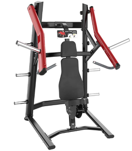 Équipement de fitness professionnel pour salle de sport : Machine à presser les pectoraux assis sur banc super incliné à charge libre pour l'entraînement de force - Product Image 1