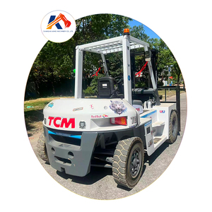 Montacargas de 7 Toneladas en Venta, Diésel, Mástil de Dos Etapas, Altura de Elevación de 3 m, Motor TCM FD70 Original de Japón Usado, Entrega Rápida - Product Image 1