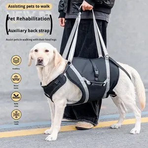 Büyük Köpekler İçin Tam Vücut Kaldırma Korsesi, Yaşlı Köpekler İçin Arka Bacak Desteği ve Hareketlilik, Ameliyat Sonrası İyileşme Askısı, Evcil Hayvan Korse Seti - Product Image 1