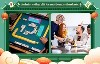 Buscador de Líneas de Mahjong Acrílico Plegable Personalizado, Moderno y de Lujo, Colorido, Herramienta de Aprendizaje para Principiantes, 4 Piezas, Bolsillo OPP
