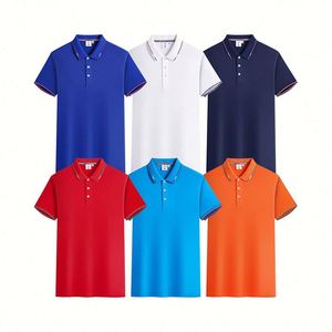Design Wholesale Plain Short Sleeve Polo <b>Shirts</b> 60% Cotton + 35% Lyocell Cotton Custom Logo Moisture Wicking Polo <b>Shirt</b> - Product Image 5