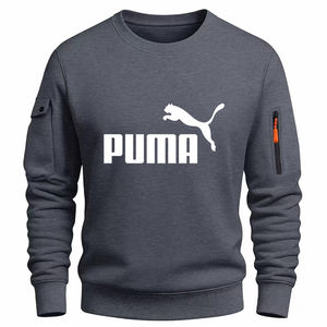 Sweat-shirt unisexe décontracté en maille avec imprimé lettres, <span class=keywords><strong>nouvelle</strong></span> collection automne-hiver, style urbain tendance, en polaire 250g, coupe classique avec poche - Product Image 4