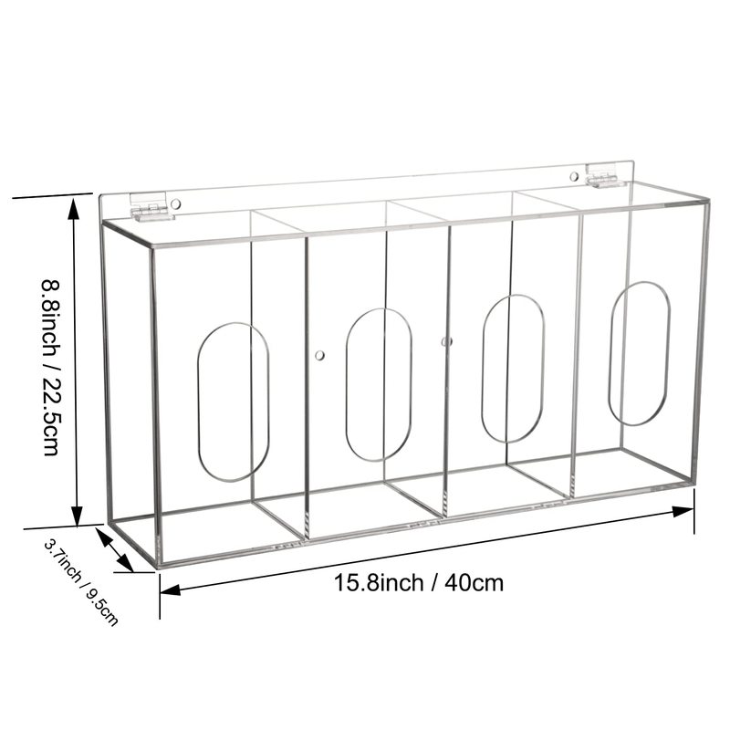 Wholesale Handmade 4 Dividers Cheap Acrylic
