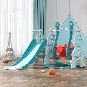 Aire de jeux intérieure pour enfants Play Zone Jouets pour enfants Toboggan et balançoire en plastique pour bébés enfants - Product Image 2