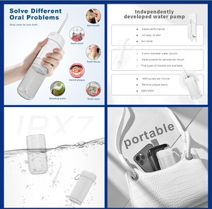 Hilo de agua tipo C pequeña capacidad portátil IPX7 impermeable eléctrico Oral Imigrator para uso doméstico - Product Image 6