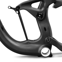 Cadre de vélo tout-terrain en carbone BSA 29 pouces, modèle