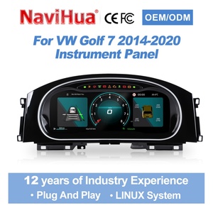 Navihua New Design <b>Car</b> Digital Cluster with Carplay Auto <b>Speedometer</b> Virtual Cockpit <b>for</b> Volkswagen VW Golf 7 2014-2020 - Product Image 1