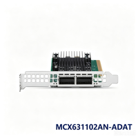 Carte réseau Connect X-6 MCX631102AN-ADAT double port 25GbE SFP28 PCIe Gen4 x8 RDMA RoCE AI HPC Ethernet NIC