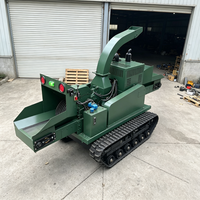 Broyeur de bois à moteur diesel pour unité mobile de broyage de branches et de palettes