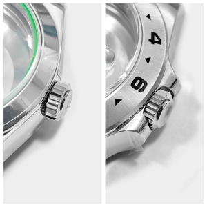 Couronne de montre en acier inoxydable de 7 mm, compatible avec les montres <span class=keywords><strong>116400</strong></span> et 226570. Accessoires de boîtier de montre, pièces de rechange - Product Image 5