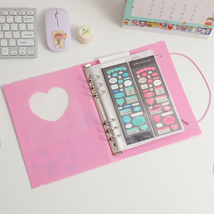 Hàn Quốc A5 <span class=keywords><strong>Binder</strong></span> <span class=keywords><strong>3</strong></span> <span class=keywords><strong>5</strong></span> 7 Inch Kpop Thần Tượng Photocard Ảnh Album Sticker Thu Thập Cuốn Sách Trái Tim Rỗng Nhật Ký Máy Tính Xách Tay Trường Học Văn Phòng Phẩm - Product Image 4