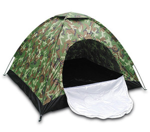 <span class=keywords><strong>Tenda</strong></span> Mimetica in Poliestere Monostrato, Assemblata a Mano, Leggera, Portatile, per Più Persone, per <span class=keywords><strong>Campeggio</strong></span> e Escursionismo in <span class=keywords><strong>Montagna</strong></span> - Product Image 1