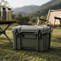Glacière isotherme portable 25L pour voiture, camping, extérieur, transport alimentaire, congélateur