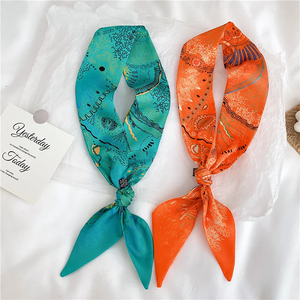 تخفيضات كبيرة عالية الجودة فاخرة أنماط التارو مقبض عصابة شعر الرقبة الساتان وشاح اكسسوارات الأوشحة هدية الزفاف - Product Image 4