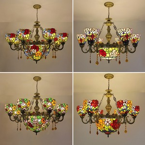 <span class=keywords><strong>Lampe</strong></span> d'appoint en verre teinté de style <span class=keywords><strong>Tiffany</strong></span> Jiyuanlux, base en résine, veilleuse, décoration d'intérieur en verre teinté, <span class=keywords><strong>lampe</strong></span> <span class=keywords><strong>papillon</strong></span> - Product Image 6