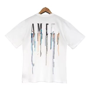 Wholesale Blank Plain t Shirt Custom Silk Screen Print Digital logo Brand <b>Polyester</b> Cotton <b>Tshirt</b> Plus Size Men T-shirt for Men - Product Image 2