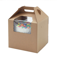 Vente en gros Boîte à gâteau blanche unie Boîtes à gâteau de pâtisserie avec couvercles boîtes d'emballage en vrac
