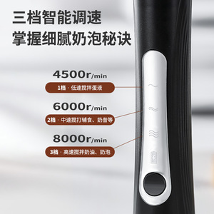 Electric Milk Frother Handheld Mini Mixer Battery Powered Coffee Cream Whipper For Home Use - Product Image 2