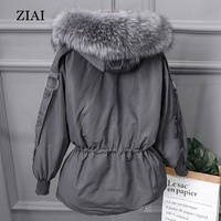 Nouvelle mode, veste courte pour femme, doudoune, veste d'hiver imperméable pour femme, veste en fausse fourrure pour femme