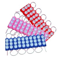 7520 3leds Lentille Sidelight Module Led 1.5w 3030 Injection Led Modules pour Boîte à Lumière 3w Dc12v Dc24v